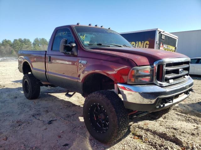 1FTSF31S8YED78445 - 2000 FORD F-350 RED photo 1