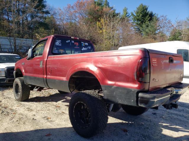 1FTSF31S8YED78445 - 2000 FORD F-350 RED photo 3