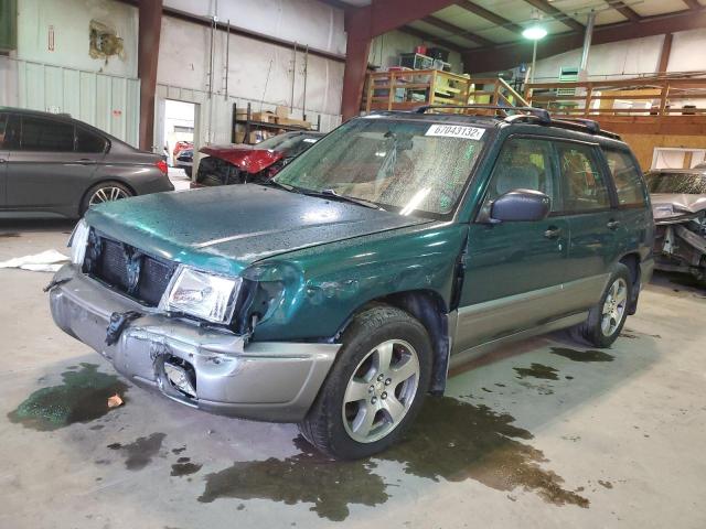 JF1SF655XWH701577 - 1998 SUBARU FORESTER S GREEN photo 1