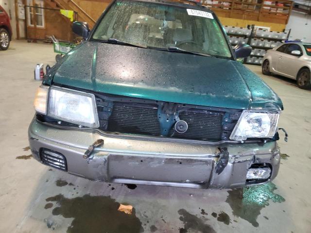 JF1SF655XWH701577 - 1998 SUBARU FORESTER S GREEN photo 5