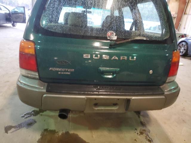 JF1SF655XWH701577 - 1998 SUBARU FORESTER S GREEN photo 6