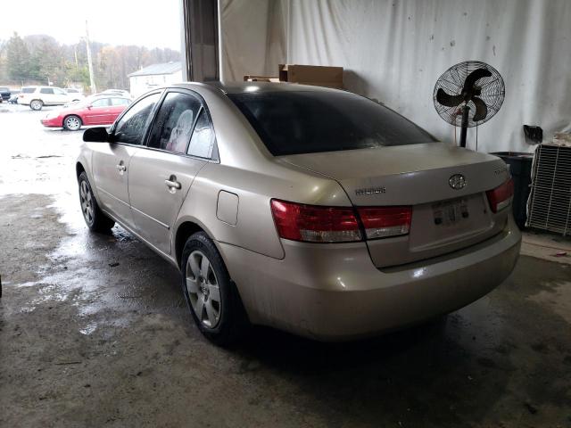 5NPET46C66H130690 - 2006 HYUNDAI SONATA GL TAN photo 3