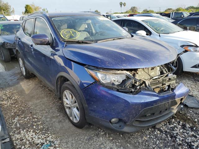 JN1BJ1CP0JW109399 - 2018 NISSAN ROGUE BLUE photo 1