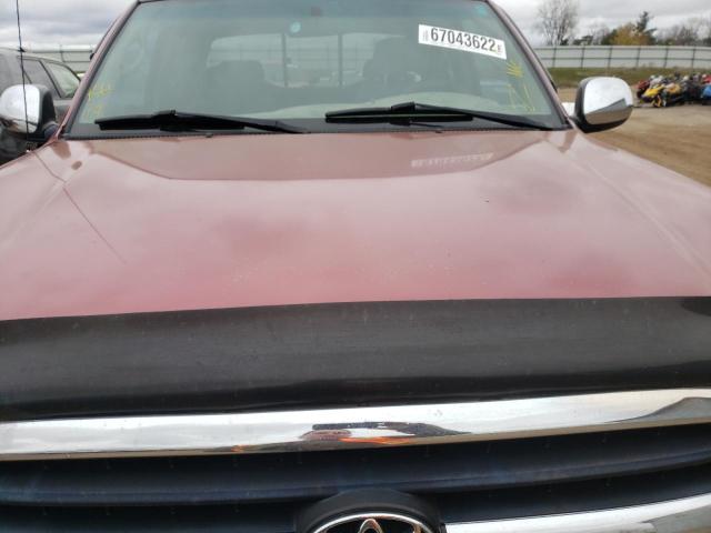 5TBBT4418YS065626 - 2000 TOYOTA TUNDRA ACC BURGUNDY photo 7