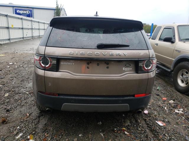 SALCP2BG6GH558003 - 2016 LAND ROVER DISCOVERY BROWN photo 6