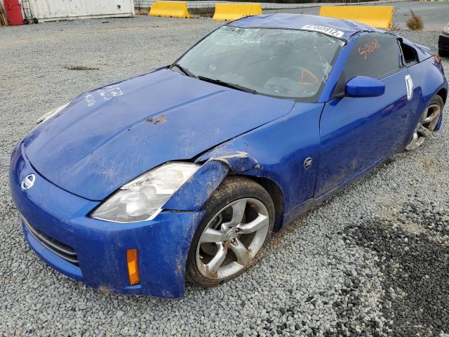 JN1AZ34DX6M331102 - 2006 NISSAN 350Z COUPE BLUE photo 9