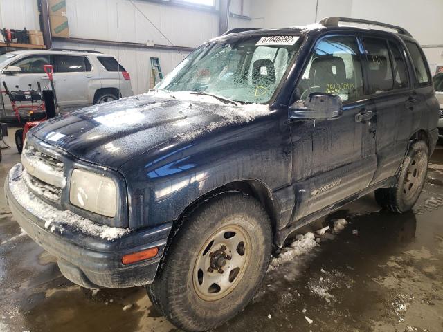 2CNBJ634846902203 - 2004 CHEVROLET TRACKER LT BLUE photo 2