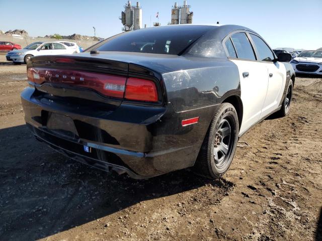 2C3CDXAT6EH220480 - 2014 DODGE CHARGER PO TWO TONE photo 4