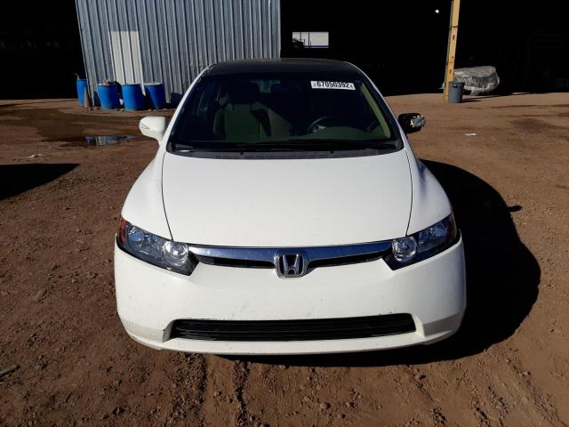 JHMFA36237S014411 - 2007 HONDA CIVIC HYBR WHITE photo 5