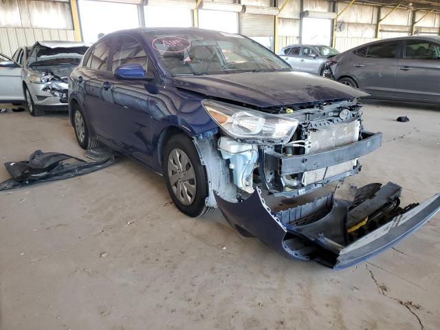 3KPA24AB0KE249639 - 2019 KIA RIO S BLUE photo 1