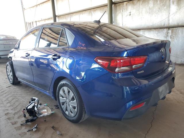 3KPA24AB0KE249639 - 2019 KIA RIO S BLUE photo 3