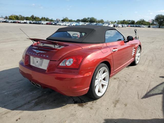 1C3AN65L65X042445 - 2005 CHRYSLER CROSSFIRE RED photo 4