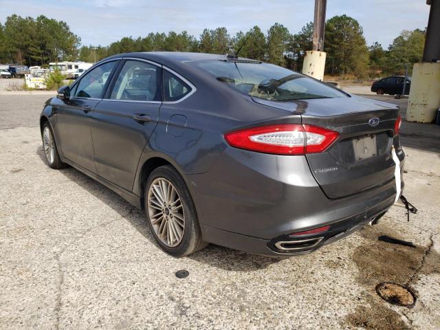 3FA6P0H99GR344516 - 2016 FORD FUSION SE GRAY photo 3