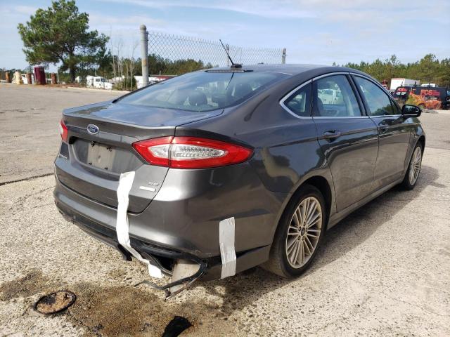 3FA6P0H99GR344516 - 2016 FORD FUSION SE GRAY photo 4