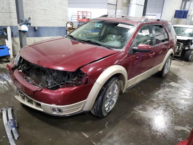 1FMDK08W68GA15623 - 2008 FORD TAURUS X E BURGUNDY photo 1