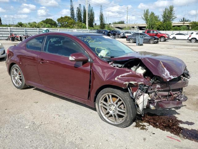 JTKDE177250033495 - 2005 TOYOTA SCION TC BURGUNDY photo 4