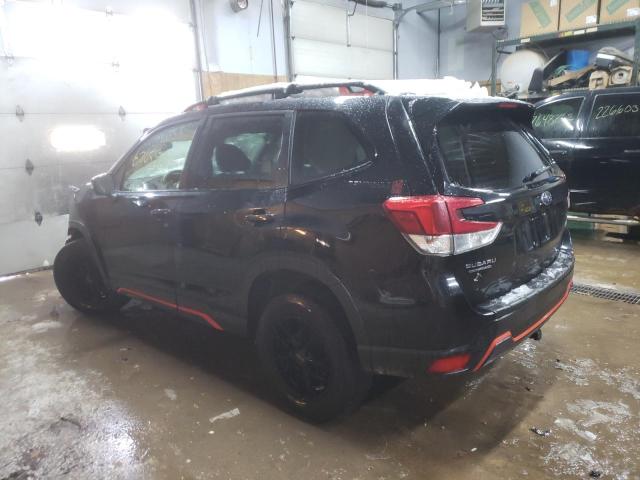 JF2SKAPC5KH472547 - 2019 SUBARU FORESTER S BLACK photo 2