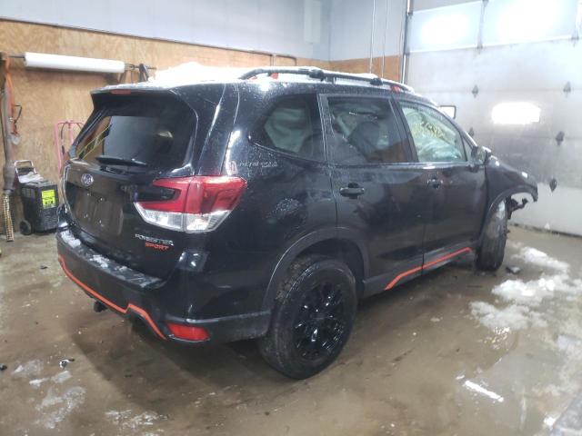 JF2SKAPC5KH472547 - 2019 SUBARU FORESTER S BLACK photo 3