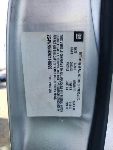 2G4WB55K921148999 - 2002 BUICK REGAL LS 银色 照片 12