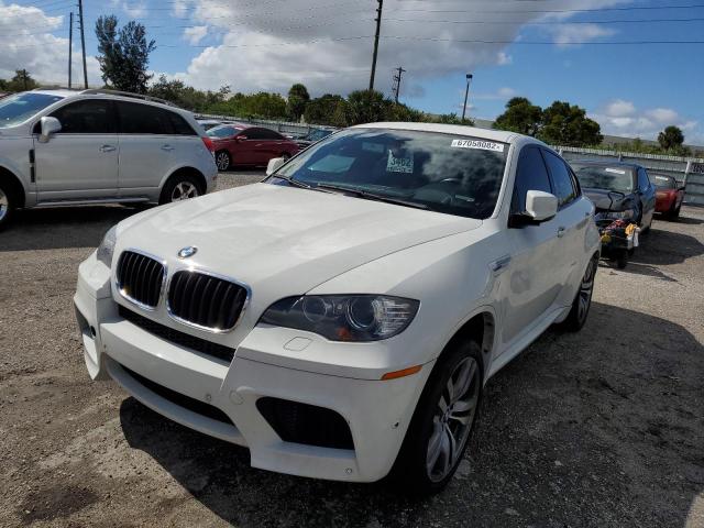 5YMGZ0C58CLK14918 - 2012 BMW X6 M WHITE photo 2