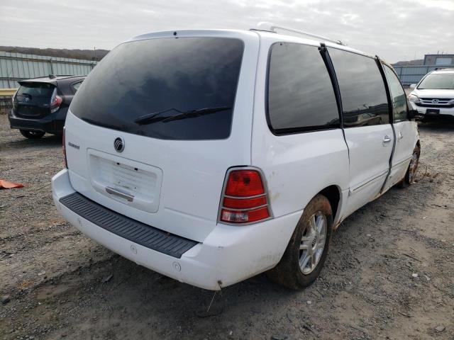 2MRDA22267BJ00537 - 2007 MERCURY MONTEREY L WHITE photo 4