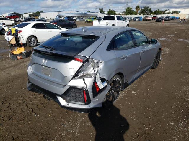 SHHFK7H49KU417012 - 2019 HONDA CIVIC SPOR 银色 照片 4