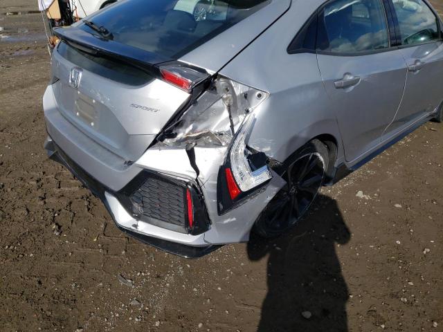SHHFK7H49KU417012 - 2019 HONDA CIVIC SPOR 银色 照片 9