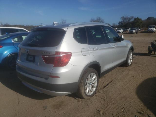 5UXWX9C5XE0D34739 - 2014 BMW X3 XDRIVE2 SILVER photo 4