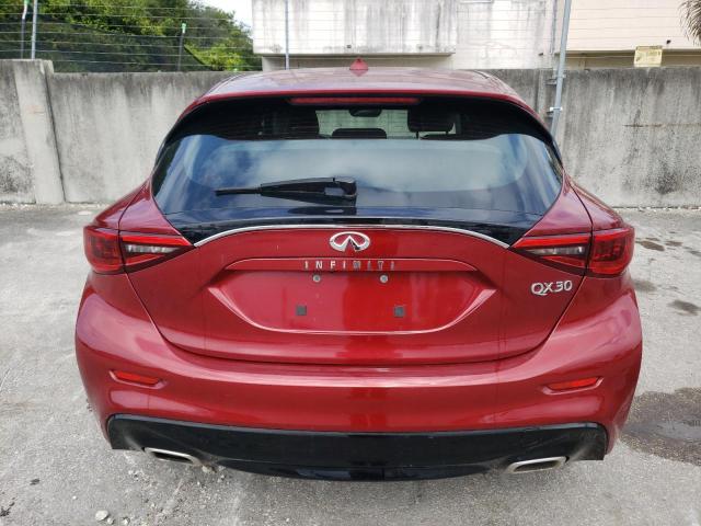 SJKCH5CP3JA059290 - 2018 INFINITI QX30 BASE RED photo 6