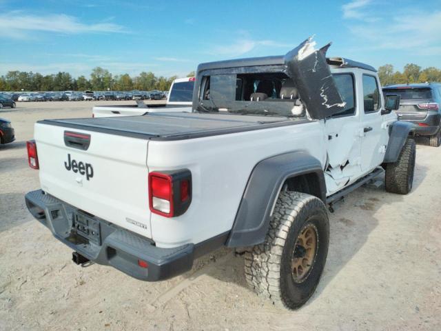 1C6JJTAG8LL129872 - 2020 JEEP GLADIATOR WHITE photo 4