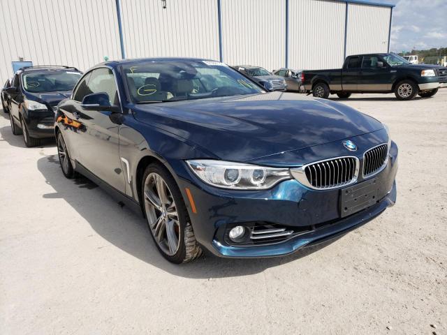 WBA3T3C56FP738475 - 2015 BMW 435 I BLUE photo 1