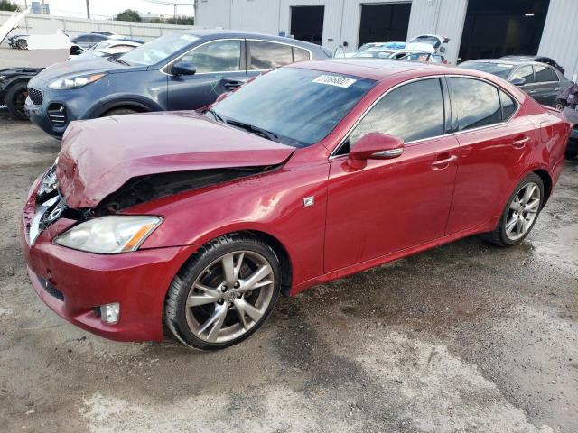 JTHBK262592084209 - 2009 LEXUS IS 250 BURGUNDY photo 1