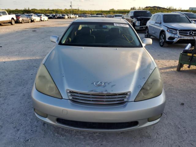 JTHBA30G645011712 - 2004 LEXUS ES330 SILVER photo 5