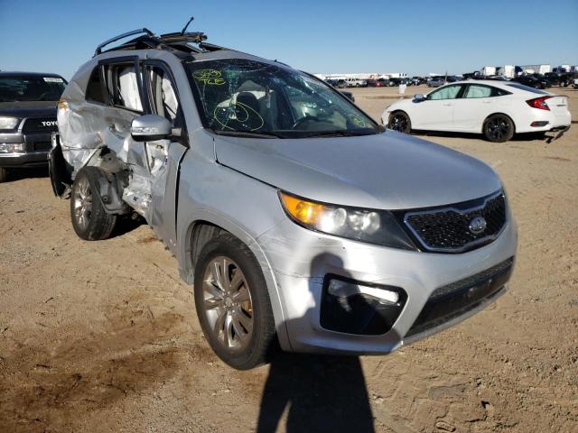 5XYKWDA27BG130496 - 2011 KIA SORENTO SX SILVER photo 1