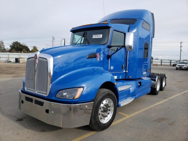 1XKAD49X6DJ353511 - 2013 KENWORTH CONSTRUCTI BLUE photo 2