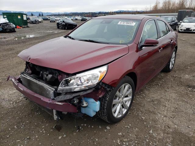 1G11E5SA7GF112920 - 2016 CHEVROLET MALIBU LIM 栗色 照片 2