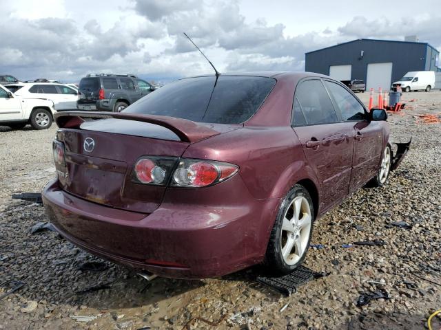 1YVHP80C485M13880 - 2008 MAZDA 6 I BURGUNDY photo 4