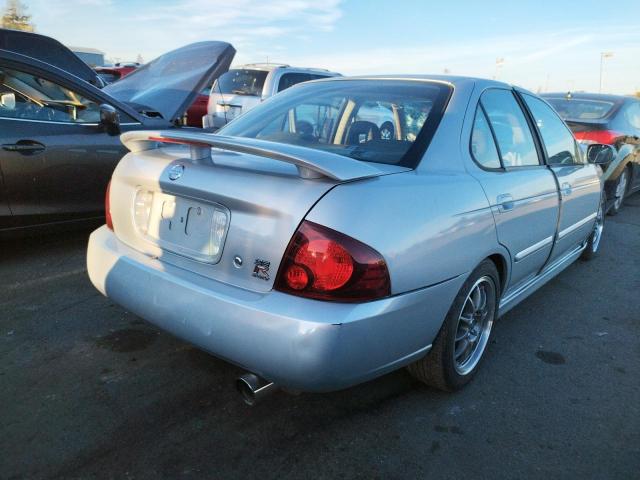 3N1AB51D24L476498 - 2004 NISSAN SENTRA SE- SILVER photo 4