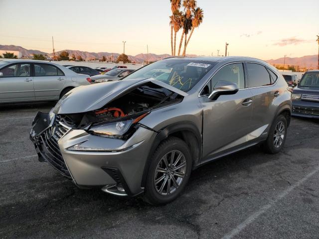 JTJBJRBZ8K2105802 - 2019 LEXUS NX 300H SILVER photo 2