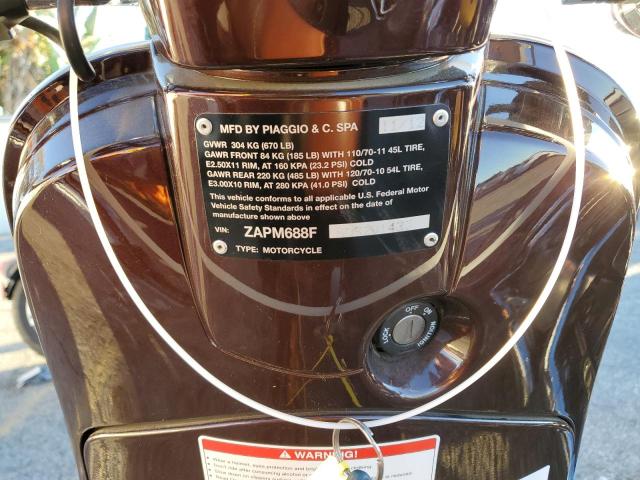 ZAPM688F6D5201433 - 2013 VESPA LX 150IE BROWN photo 10