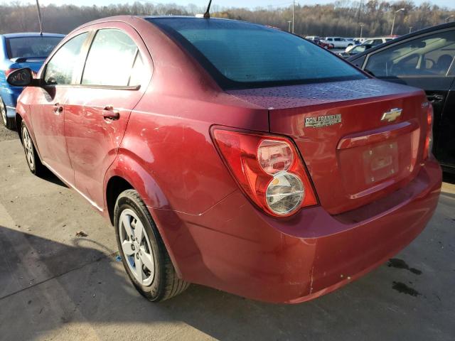 1G1JA5SH2D4170272 - 2013 CHEVROLET SONIC LS RED photo 3