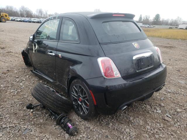 3C3CFFJHXKT861554 - 2019 FIAT 500 ABARTH BLACK photo 3