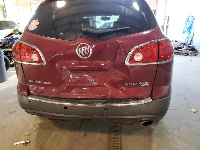 5GAKVBED4BJ228275 - 2011 BUICK ENCLAVE CX BURGUNDY photo 9