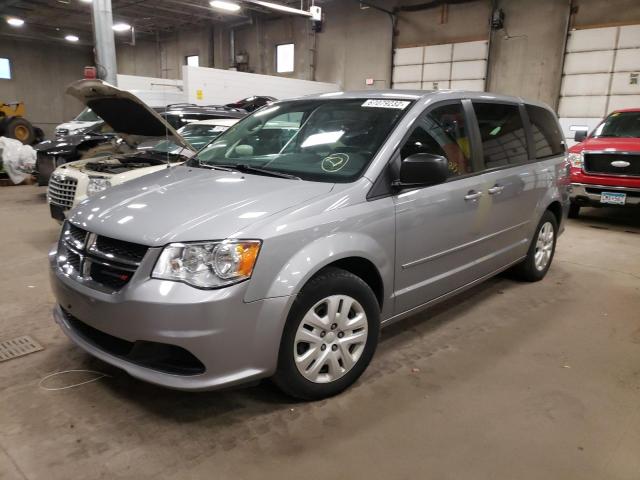 2C4RDGBG1FR570702 - 2015 DODGE CARAVAN SILVER photo 2