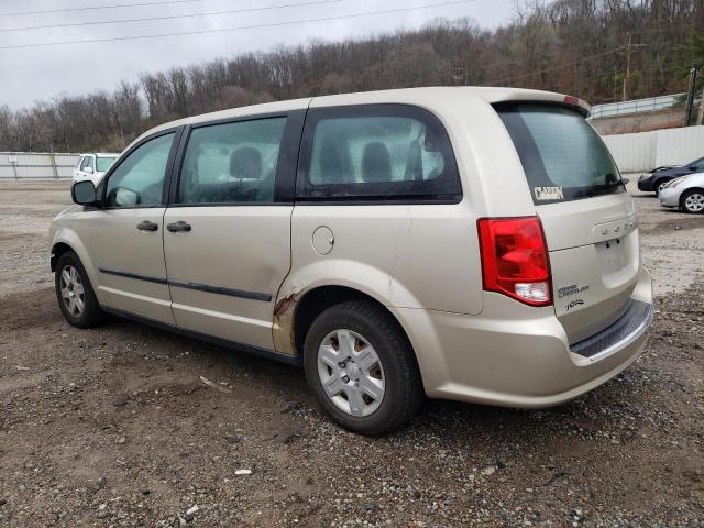 2C4RDGBG4DR561036 - 2013 DODGE GRAND CARA TAN photo 2