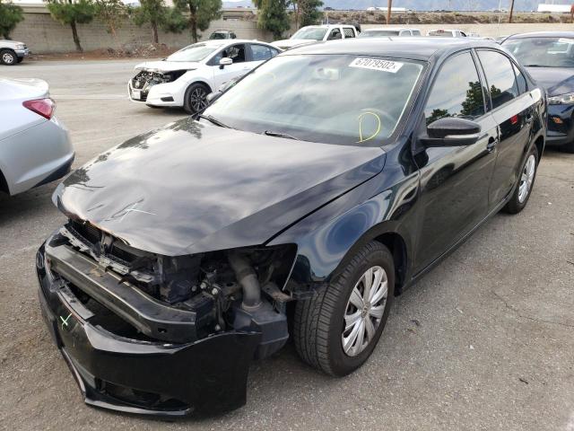 3VW2K7AJ8DM275568 - 2013 VOLKSWAGEN JETTA BASE 黑色 照片 2