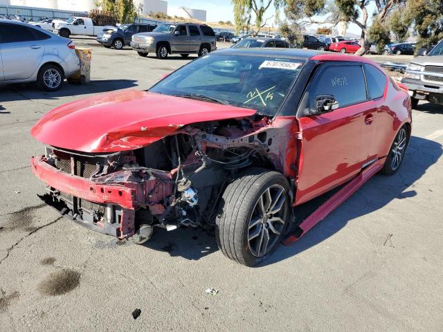 JTKJF5C73E3069238 - 2014 TOYOTA SCION TC RED photo 2