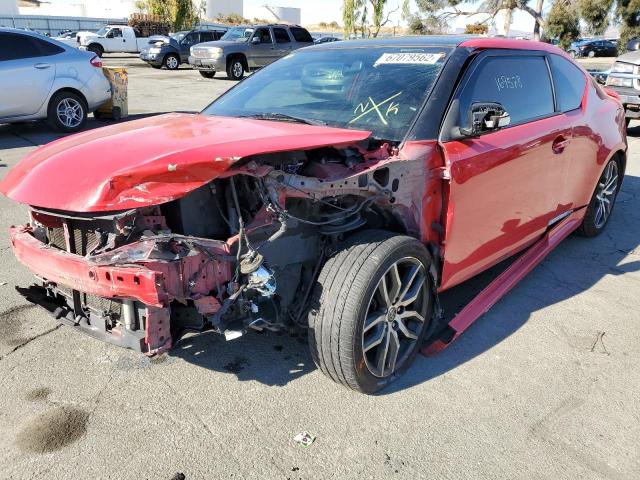 JTKJF5C73E3069238 - 2014 TOYOTA SCION TC RED photo 9
