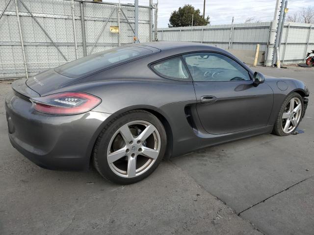 WP0AA2A82GK171557 - 2016 PORSCHE CAYMAN GRAY photo 3