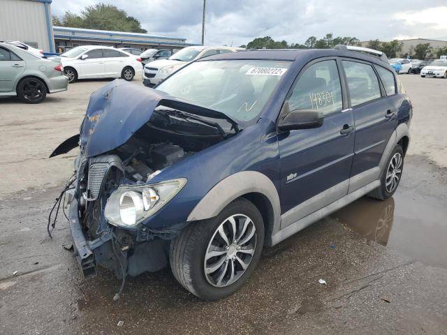 5Y2SL63895Z439494 - 2005 PONTIAC VIBE BLUE photo 2